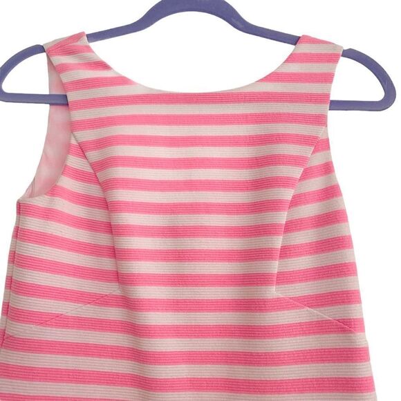Lilly Pulitzer Eden Pink White Orange Stripe Dress - Picture 3 of 7